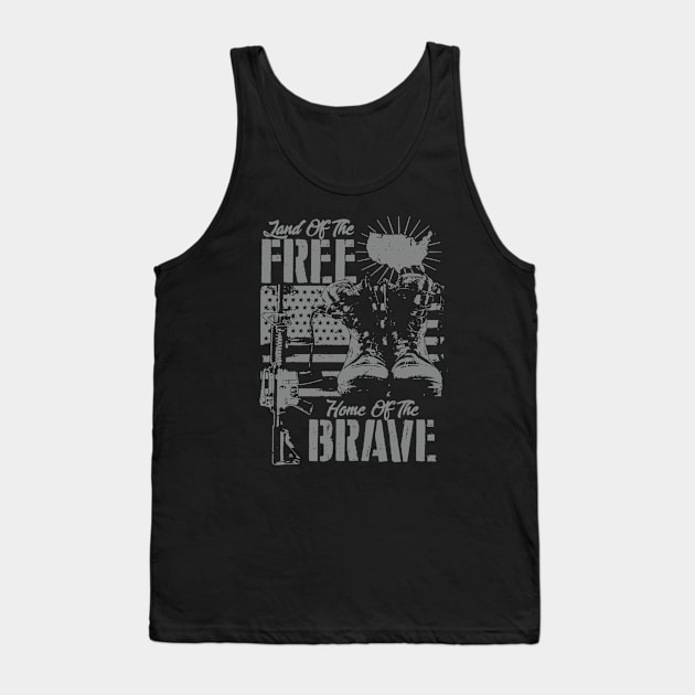 Land of the FREE, Home of the BRAVE..... Tank Top by idesign1